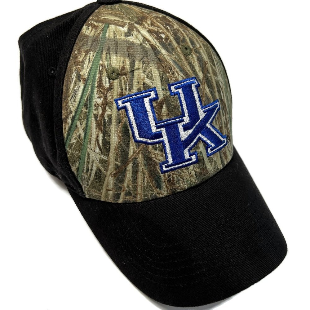 Kentucky Wildcats Hat Cap‎ Black Camo Adjustable Captivating Headgear Cotton